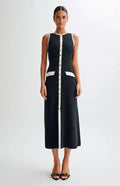 WOMEN FASHION LONG MIDI SWEATER DRESS