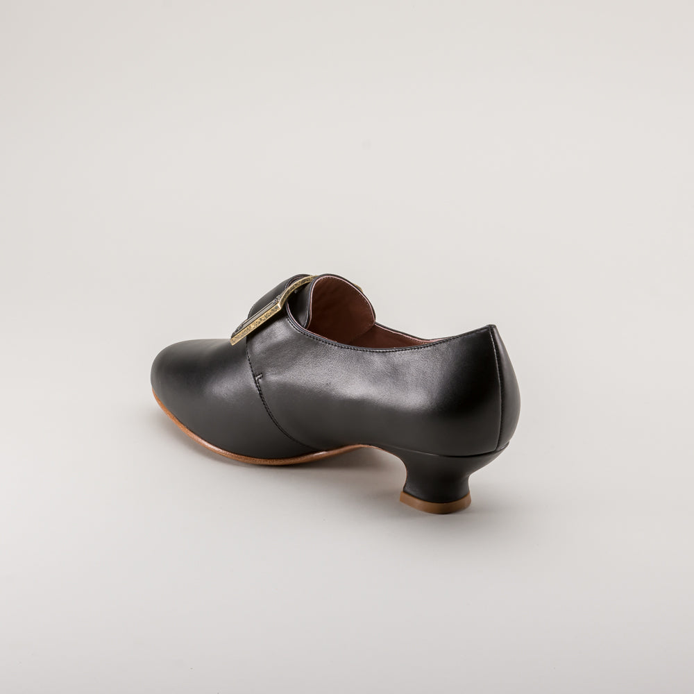 Kensington 18th Century Leather Shoes (Black)